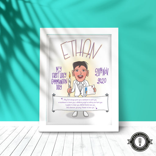 My First Holy Communion Day (customised) | A5 Frame