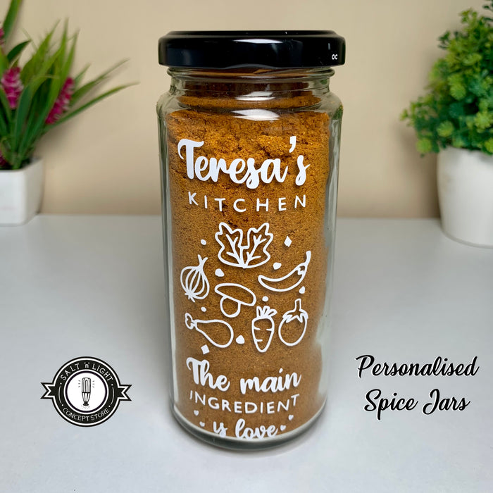 Personalised Spice Jars (set of 2)