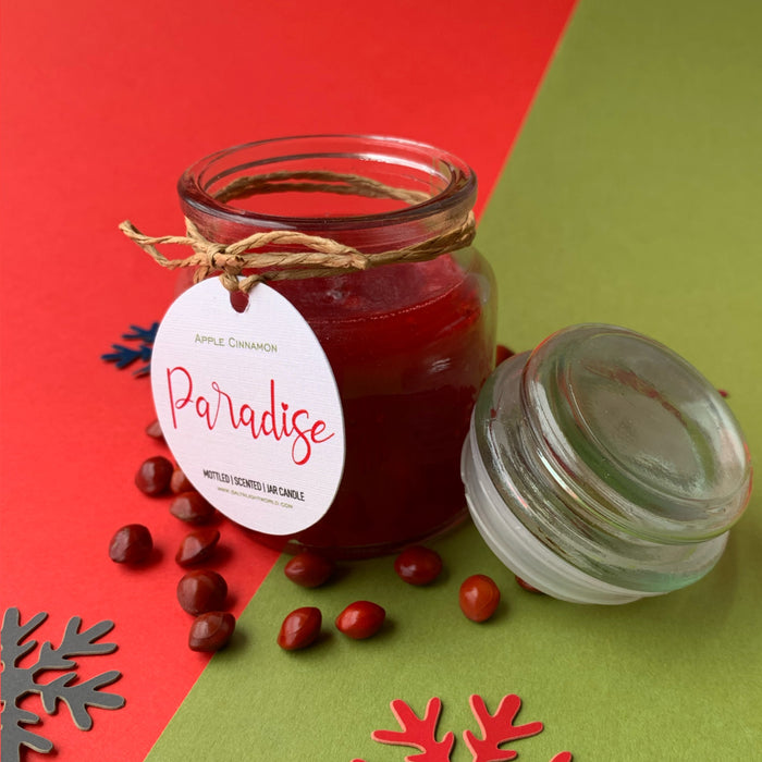 Paradise - Cinnamon - Mottled Jar Candle