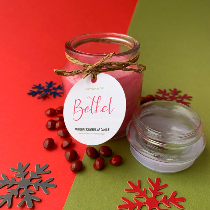 Bethel - Watermelon - Mottled Jar Candle