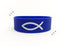 Ichthys wristband | Blue (1 inch)