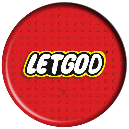 Let God Badge (5.8cm)
