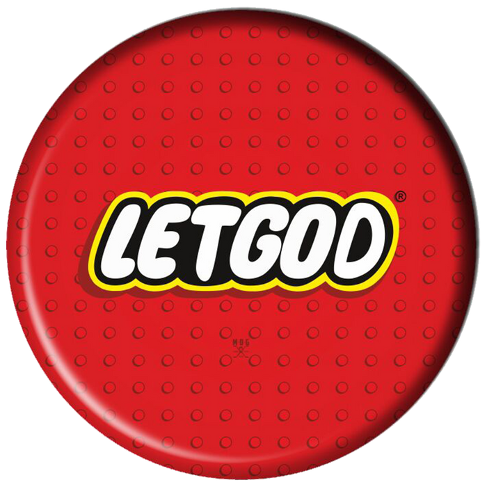 Let God Badge (5.8cm)