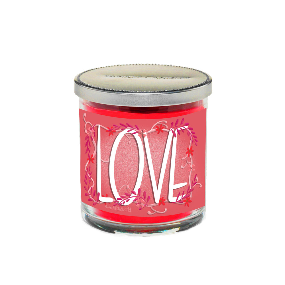 Love: Scented Jar Candle (Wild Berry)