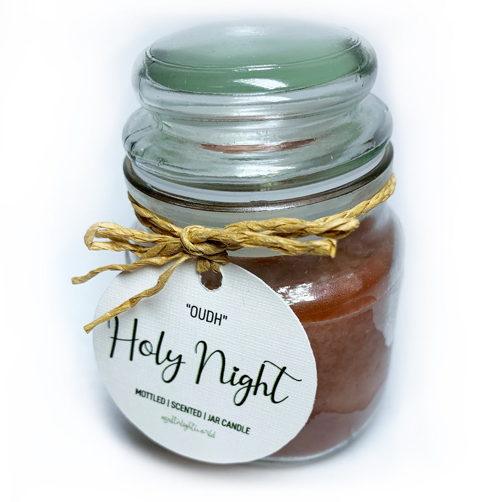 'Holy Night" Oudh- Mottled Jar Candle