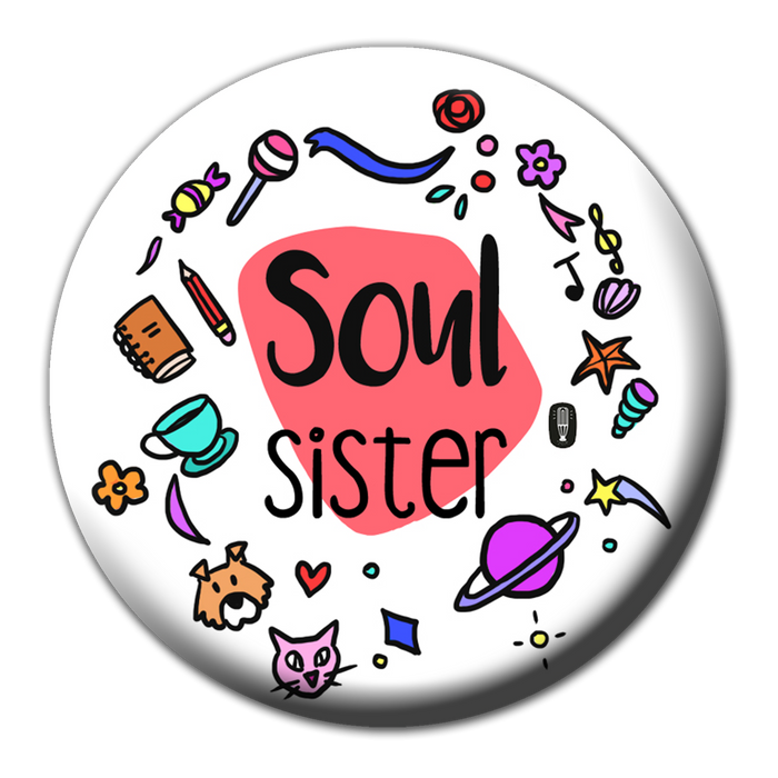 Soul Sister Fridge Magnet (5.8cm)
