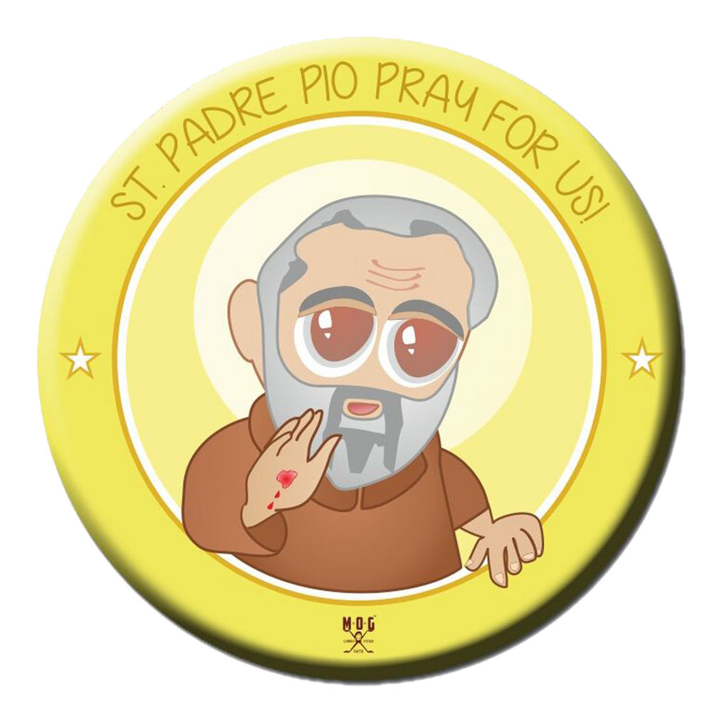 St. Padre Pio Fridge Magnet (5.8cm)