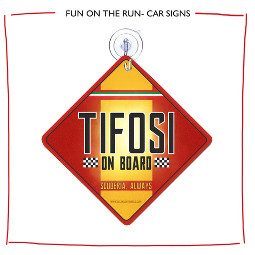 Tifosi on Board | F1 Car Sign