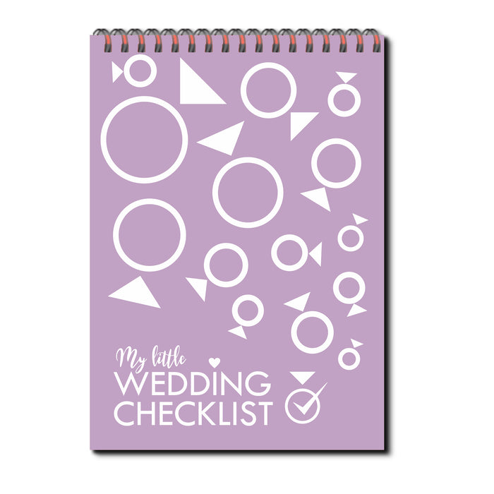 My Little Wedding Checklist book | Spiral bound