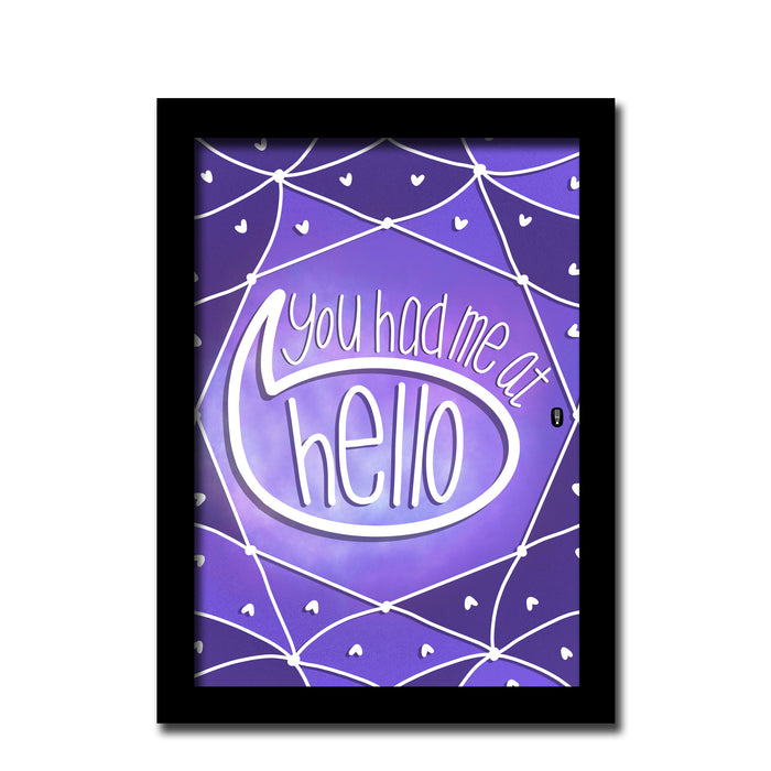 You had me at hello | A5 size frame